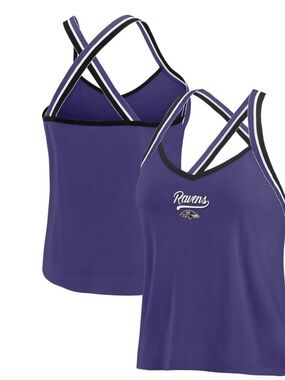 NFL Ravens Purple Strappy Tank Top
